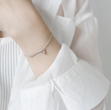 S925 Sterling Silver Long Zircon Pendant Bracelet – Jewelry Gift Ideas — 4