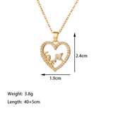Stainless Steel Necklace Women's Fashion Copper-plated – Gifts for Her — 11