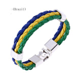 Flag Color Leather Bracelet PU Leather Bracelet – Jewelry Gift Ideas — 1