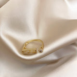 Vintage niche design zircon marble ring – Unique Gift Ideas — 4