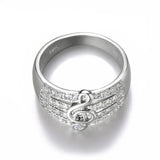 White AAA Zircone Women's Ring – Gifts for Her — 3