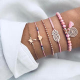 Bead Chain Bracelet Set Anklet – Jewelry Gift Ideas — 6
