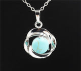 Natural Crystal Small Flower Pendant Necklace – Jewelry Gift Ideas — 10