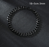 Stainless Steel Six Side Grinding Cuban Bracelet – Jewelry Gift Ideas — 11