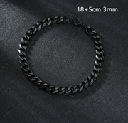Stainless Steel Six Side Grinding Cuban Bracelet – Jewelry Gift Ideas — 11