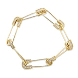 Detachable Safety Pin Necklace Bracelet – Jewelry Gift Ideas — 3