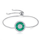Round ladder zircon bracelet – Jewelry Gift Ideas — 1
