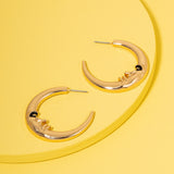 Fashion Retro Earrings Moon C Word – Stylish Gifts — 5