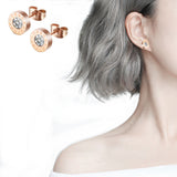Roman Numerals and Diamond Stud Earrings – Meaningful Gifts — 4