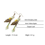 Ethnic Style Jewelry Ornaments Leaf Earrings Medium – Stylish Gifts — 2