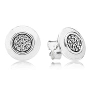 Stylish Hollowed-out Diamond-studded Earrings – Small Gift Ideas — 1