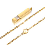 Stainless Steel Perfume Bottle Pendant Necklace – Jewelry Gift Ideas — 4