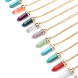 Ling Pendulum Bullet Resin Hexagon Column Pendant – Jewelry Gift Ideas — 2