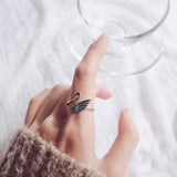 Simple Korean Style Ring Cute Animal Sterling Silver – Stylish Gifts — 4