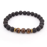 Volcanic stone tiger eye bracelet – Jewelry Gift Ideas — 2