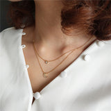 Double Star Moon 925 Silver Necklace – Jewelry Gift Ideas — 5