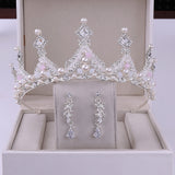 Korean Style Bridal Crown Earring Set – Jewelry Gift Ideas — 12