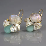 Creative Opal Geometric Inlaid Pearl Two-tone – Holiday Gift Ideas — 4