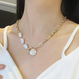 Retro Sterling Silver Baroque Pearl Necklace – Jewelry Gift Ideas — 2