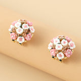 Romantic Ceramic Flower Rose Diamond Metal Alloy – Gifts for Couples — 19