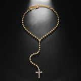 Rhinestone Cross Pendant Necklace – Jewelry Gift Ideas — 5