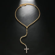 Rhinestone Cross Pendant Necklace – Jewelry Gift Ideas — 5