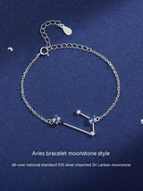 Lucky Twelve Constellation Moonstone Bracelet – Jewelry Gift Ideas — 12