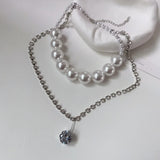 A Niche High-end Fashion Pearl Zircon Necklace – Jewelry Gift Ideas — 7