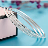 Women's Three Circles Gypsophila Solid Sterling – Jewelry Gift Ideas — 5