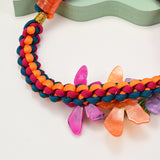 Colored Resin Flower Necklace – Jewelry Gift Ideas — 5