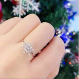 The Rotating Snowflakes Rotate The Ring With Fashion – Stylish Gifts — 4