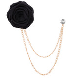 Fashion Handmade Rose Brooch Tassel Men Suit – Stylish Gifts — 15
