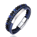 Woven leather bracelet – Jewelry Gift Ideas — 6