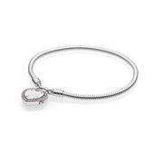 S925 Sterling Silver Bracelet Love Snake Bone – Jewelry Gift Ideas — 1