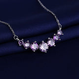 Zircon Straight Chain Necklace Women's Pendant – Jewelry Gift Ideas — 7