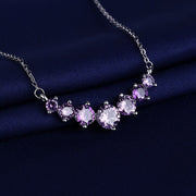Zircon Straight Chain Necklace Women's Pendant – Jewelry Gift Ideas — 7