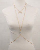Moon rhombus rhinestone body chain – Gift Ideas — 2