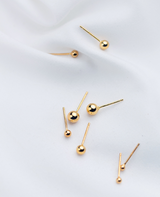 Simple and small golden beads earrings – Everyday Gifts — 3