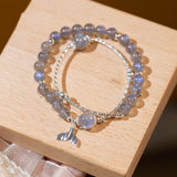 Natural Double Circle Feldspar String – Jewelry Gift Ideas — 1