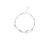 925 Sterling Silver Double Star Bracelet – Jewelry Gift Ideas — 3