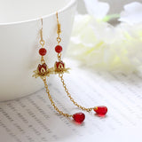 Women's Lotus Water Drop Fringe Earrings – Gifts for Her — 6