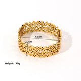 Creative Trend Wide Version Hollow Leaves Couples – Jewelry Gift Ideas — 14