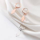 Glossy diamond short earrings – Holiday Gift Ideas — 2