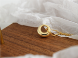 Geometric ring short clavicle necklace – Jewelry Gift Ideas — 10