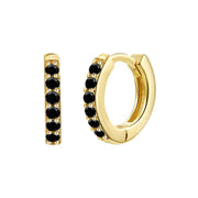 Simple Inlaid Zircon Round Multicolor Stud Earrings – Gift Ideas — 10