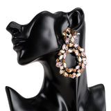 Ring-studded acrylic earrings – Unique Gift Ideas — 10