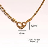 Stainless Steel Heart Necklace Pendant – Jewelry Gift Ideas — 2