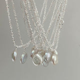 S925 Sterling Silver Baroque Pearl Necklace – Jewelry Gift Ideas — 16