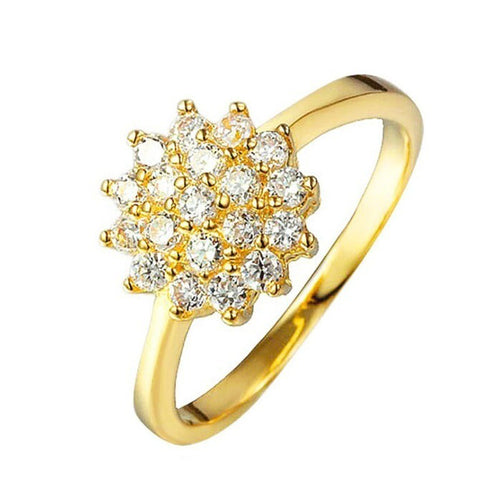 Bright Amphibole Ring, Real Gold Plating Popular – Everyday Gifts — 1