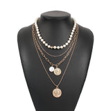 Multilayer Portrait Pendant Pearl Clavicle Chain – Jewelry Gift Ideas — 6